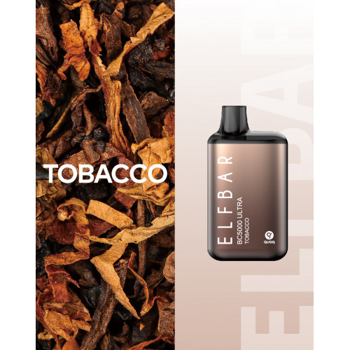 Электронная сигарета Эльф Бар 5000 затяжек Табак (Elf Bar BC5000 Tobacco)
